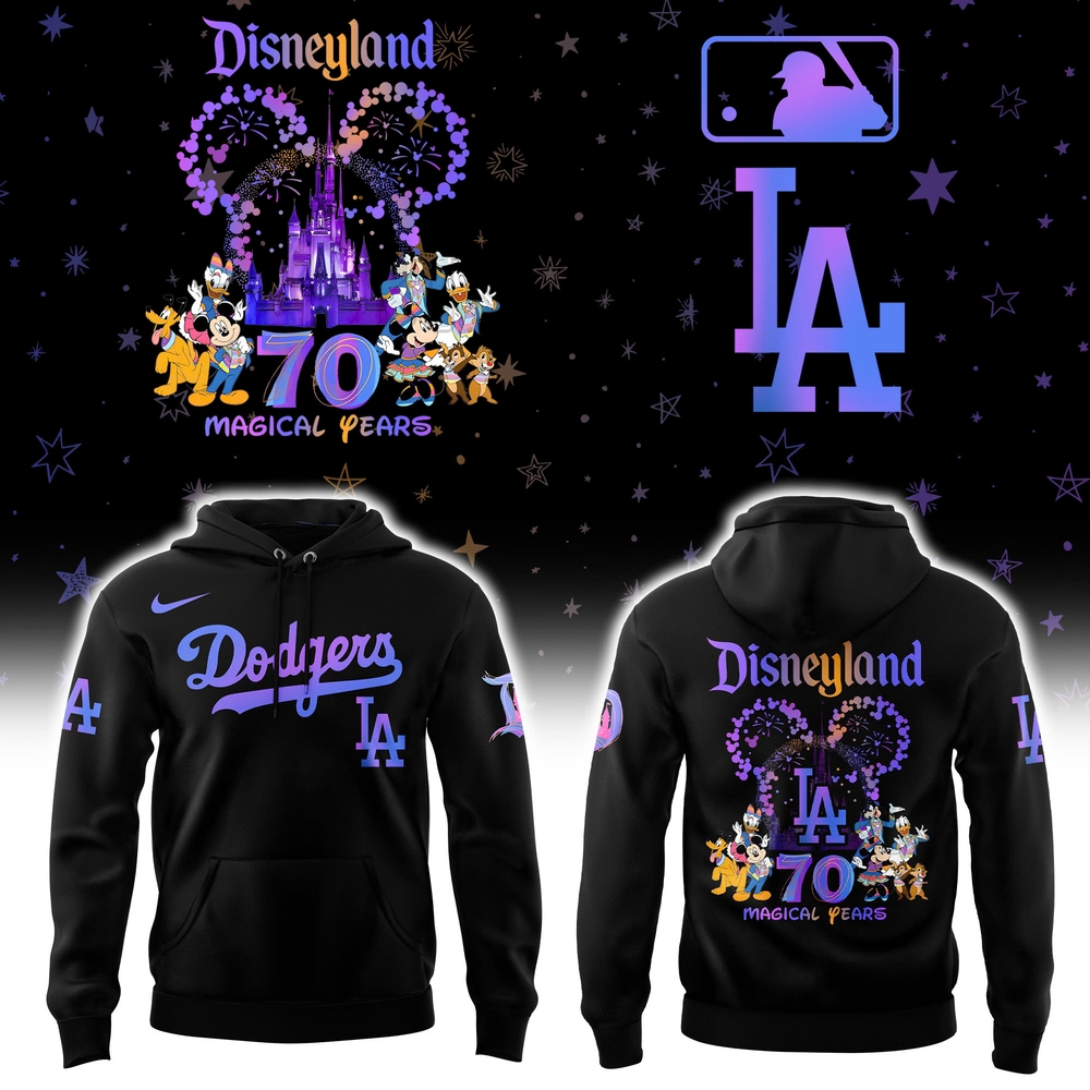 Los Angeles Dodgers x Disneyland 70th Hoodie Los Angeles Dodgers x Disneyland 70th Hoodie