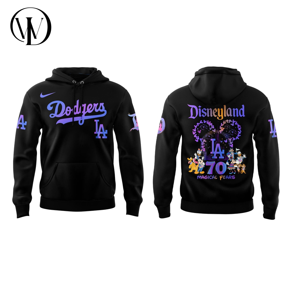Los Angeles Dodgers x Disneyland 70th Hoodie Los Angeles Dodgers x Disneyland 70th Hoodie