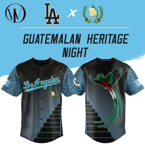 Los Angeles Dodgers x Guetemalan Heritage Night 2025 Baseball Jersey