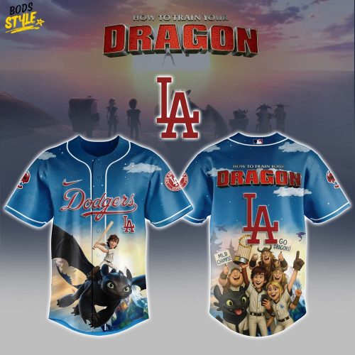 Los Angeles Dodgers x How To Train Your Dragon Limited Edition Baseball Jersey