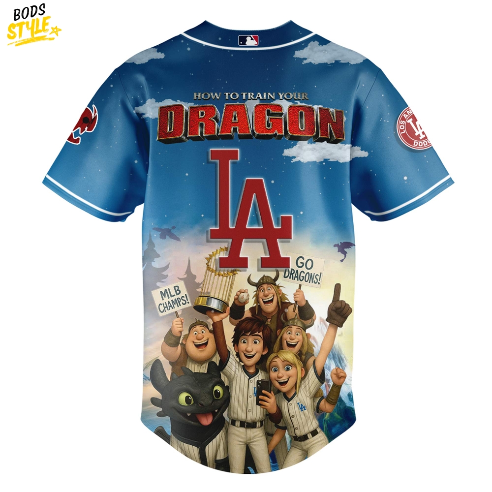 Los Angeles Dodgers x How To Train Your Dragon Limited Edition Baseball Jersey Los Angeles Dodgers x How To Train Your Dragon Limited Edition Baseball Jersey