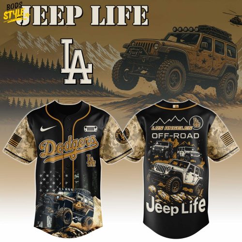 Los Angeles Dodgers x Jeep Life Limited Edition Baseball Jersey