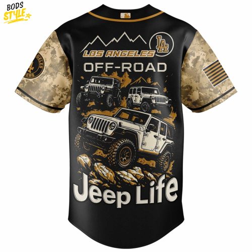 Los Angeles Dodgers x Jeep Life Limited Edition Baseball Jersey