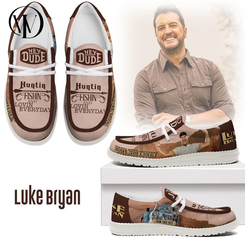 Luke Bryan "Hunting Fishing Loving Everyday" Loafer Shoes Luke Bryan "Hunting Fishing Loving Everyday" Loafer Shoes