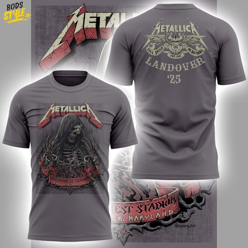 Metallica M72Landover 2025 Special Grey Tee