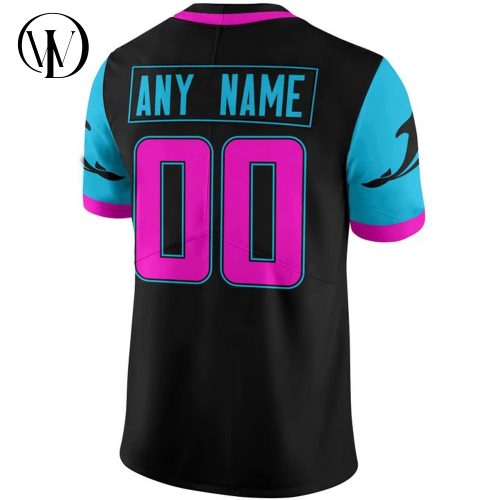 Miami Dolphins “Miami Vice” 2025 NFL Rivalries Personalized Football Jersey