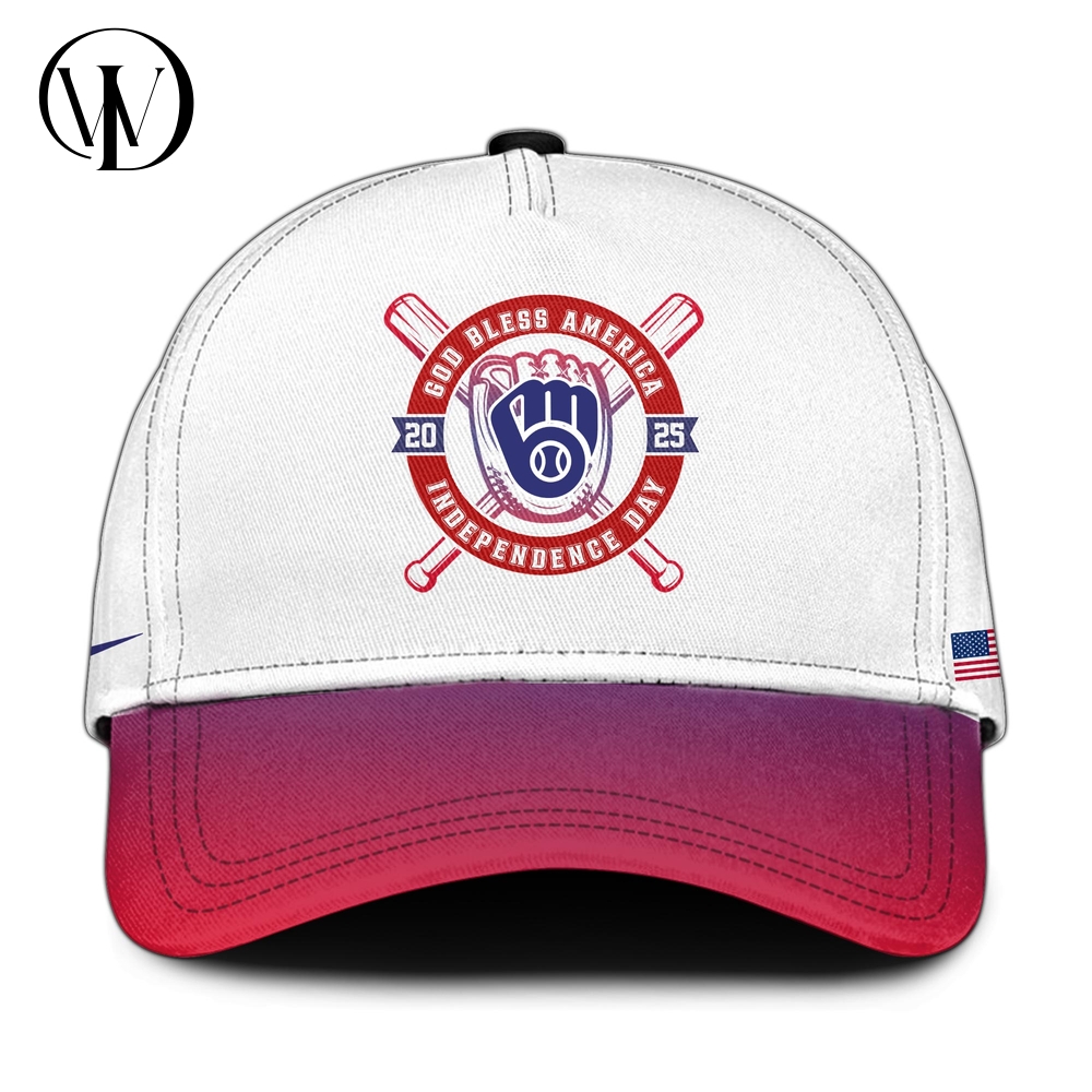 Milwaukee Brewers MLB Happy Independence Day 2025 Jersey Milwaukee Brewers MLB Happy Independence Day 2025 Jersey