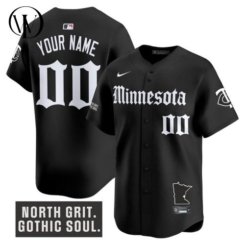 Minnesota Twins Gothic North Edition “North Grit Gothic Soul” Special Baseball Jersey