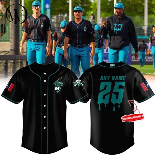 Mississippi Mud Monsters Special New 2025 Black Baseball Jersey