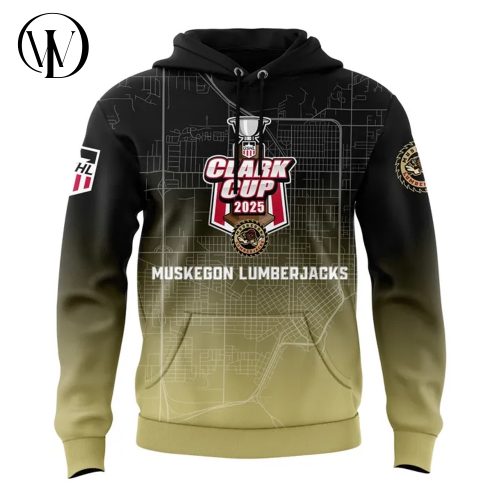 Muskegon Lumberjacks 2025 USHL Clark Cup Champions Hoodie