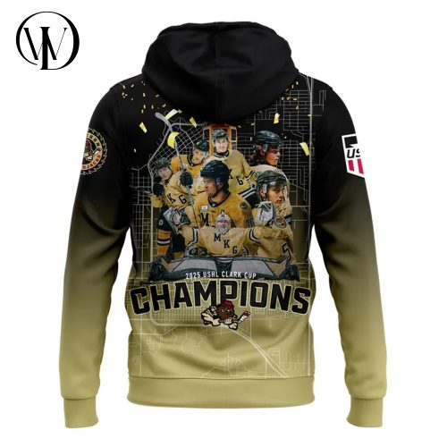 Muskegon Lumberjacks 2025 USHL Clark Cup Champions Hoodie