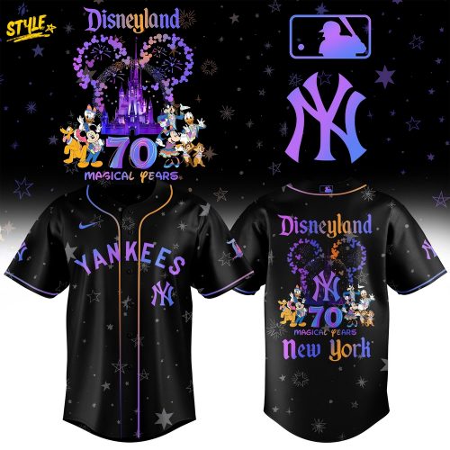 New York Yankees x Disneyland 70th Anniversary Special Edition Baseball Jersey