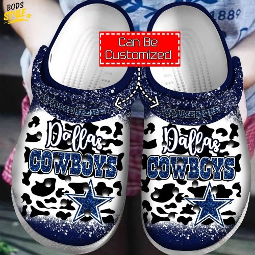 Nfl Dallas Cowboys Custom Name Limited Crocs Clogs Shoes