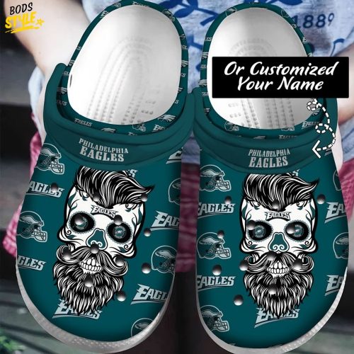 Nfl Philadelphia Eagles Custom Name Special Design Crocs Clogs Shoes