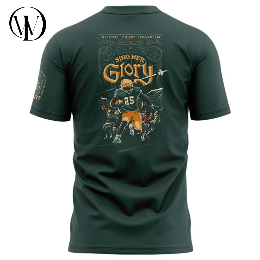 Notre Dame Fighting Irish "Sing her Glory" Special New 2025 Tee Notre Dame Fighting Irish "Sing her Glory" Special New 2025 Tee