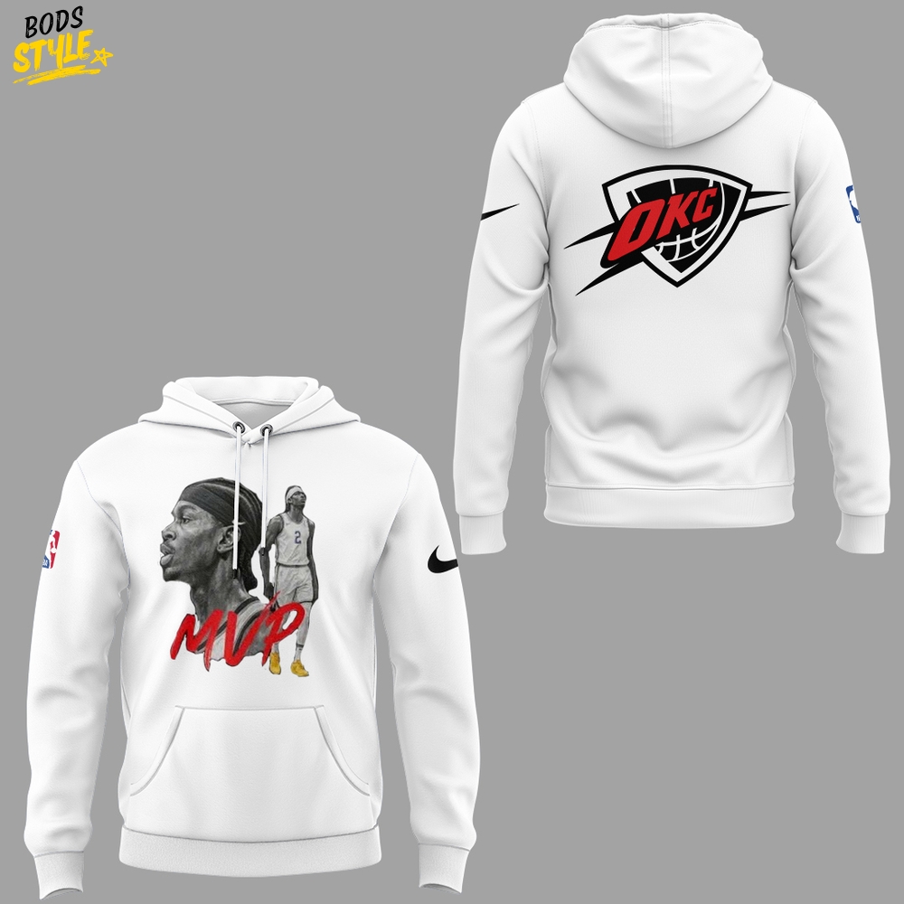 Oklahoma City Thunder x The MVP NBA 2024-2025 White Hoodie Oklahoma City Thunder x The MVP NBA 2024-2025 White Hoodie