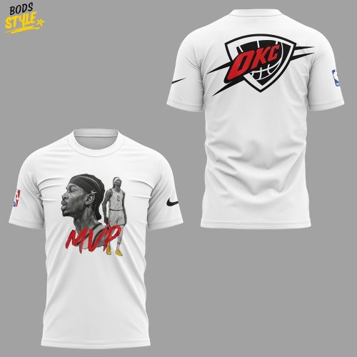 Oklahoma City Thunder x The MVP NBA 2024-2025 White Shirt