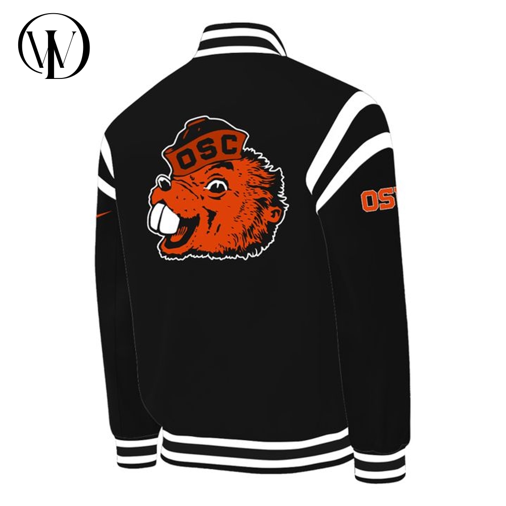 Oregon State Beavers Baseball Old Logo Special Bomber Jacket Oregon State Beavers Baseball Old Logo Special Bomber Jacket