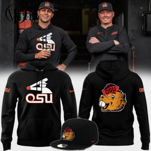 Oregon State Beavers Baseball Old Logo Special Hoodie