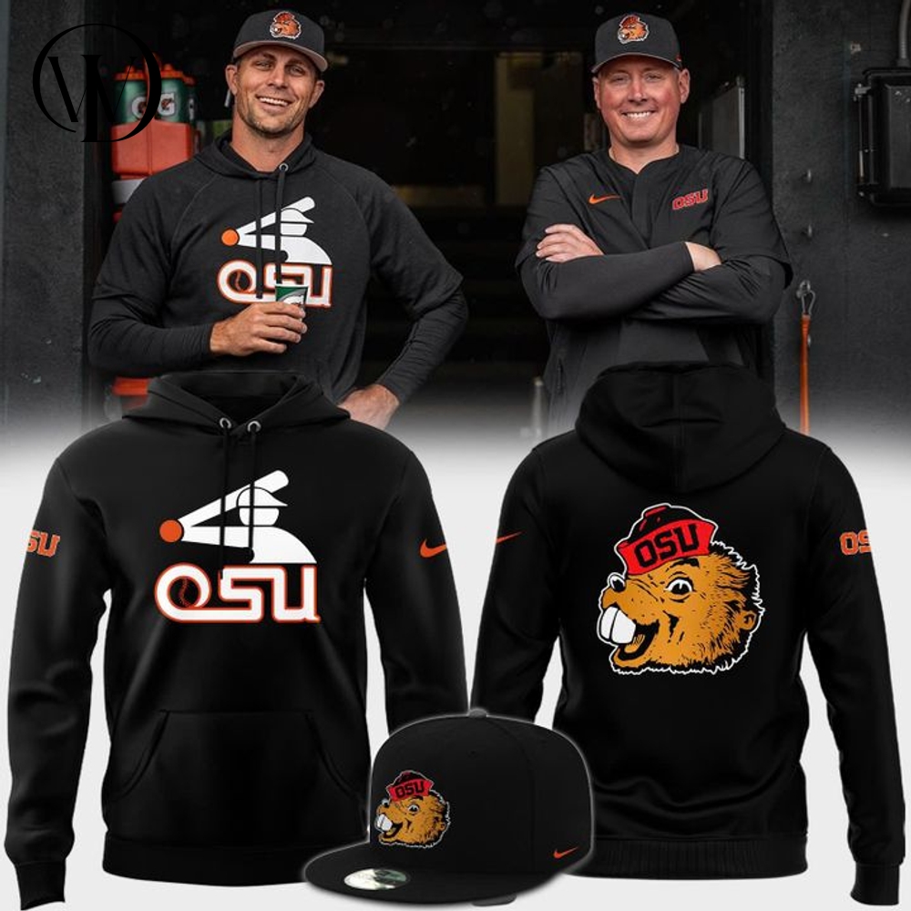 Oregon State Beavers Baseball Old Logo Special Hoodie Oregon State Beavers Baseball Old Logo Special Hoodie