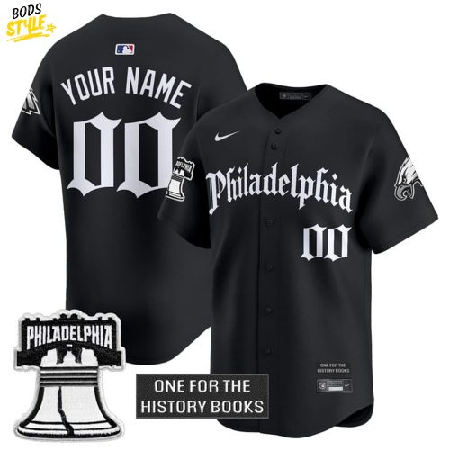 Philadelphia Eagles “Retro Newspaper Edition” Personalized Baseball Jersey