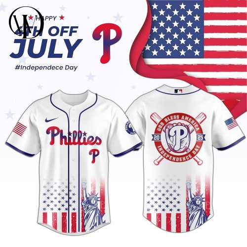 Philadelphia Phillies MLB Happy Independence Day 2025 Jersey