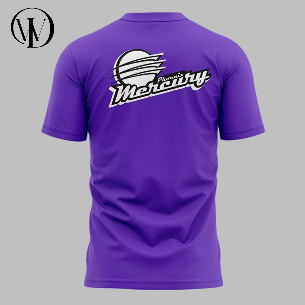 Phoenix Mercury "This is Mercury Basketball" Special Purple Tee Phoenix Mercury "This is Mercury Basketball" Special Purple Tee