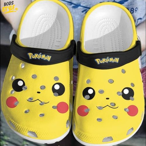 Pikachu Pokemon Crocs Clogs Shoes