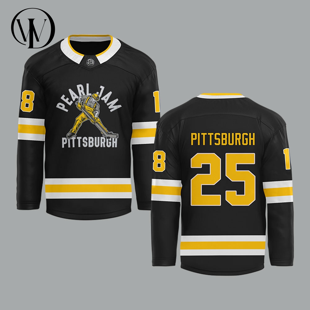 Pittsburgh Penguins x Pearl Jam "Dark Matter Tour" Special Hockey Jersey Pittsburgh Penguins x Pearl Jam "Dark Matter Tour" Special Hockey Jersey