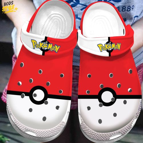 Pokemon Ball Crocs Clogs Shoes