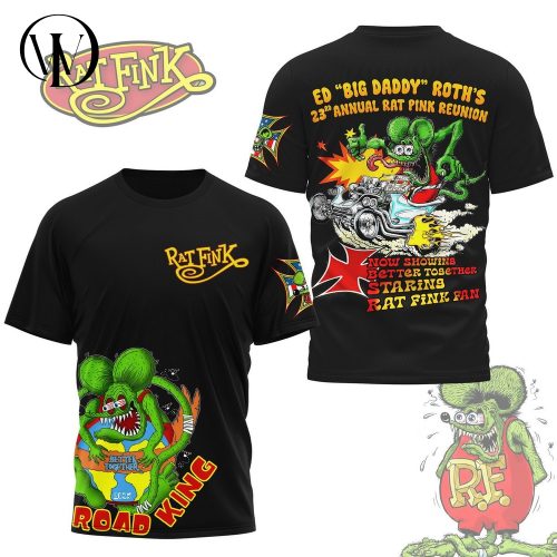 Rat Fink Road King Ed “Big Daddy” Roth’s 23rd Annual Rat Fink Reunion Tee