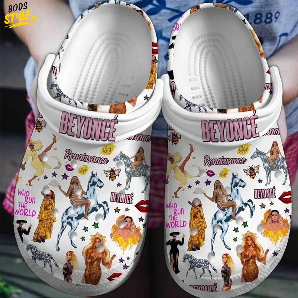 Renaissance Beyonce Fan Music Summer Crocs Clogs Shoes Renaissance Beyonce Fan Music Summer Crocs Clogs Shoes