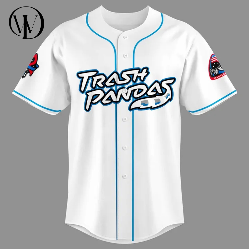 Rocket City Trash Pandas 2025 Cat Night Baseball Jersey Rocket City Trash Pandas 2025 Cat Night Baseball Jersey
