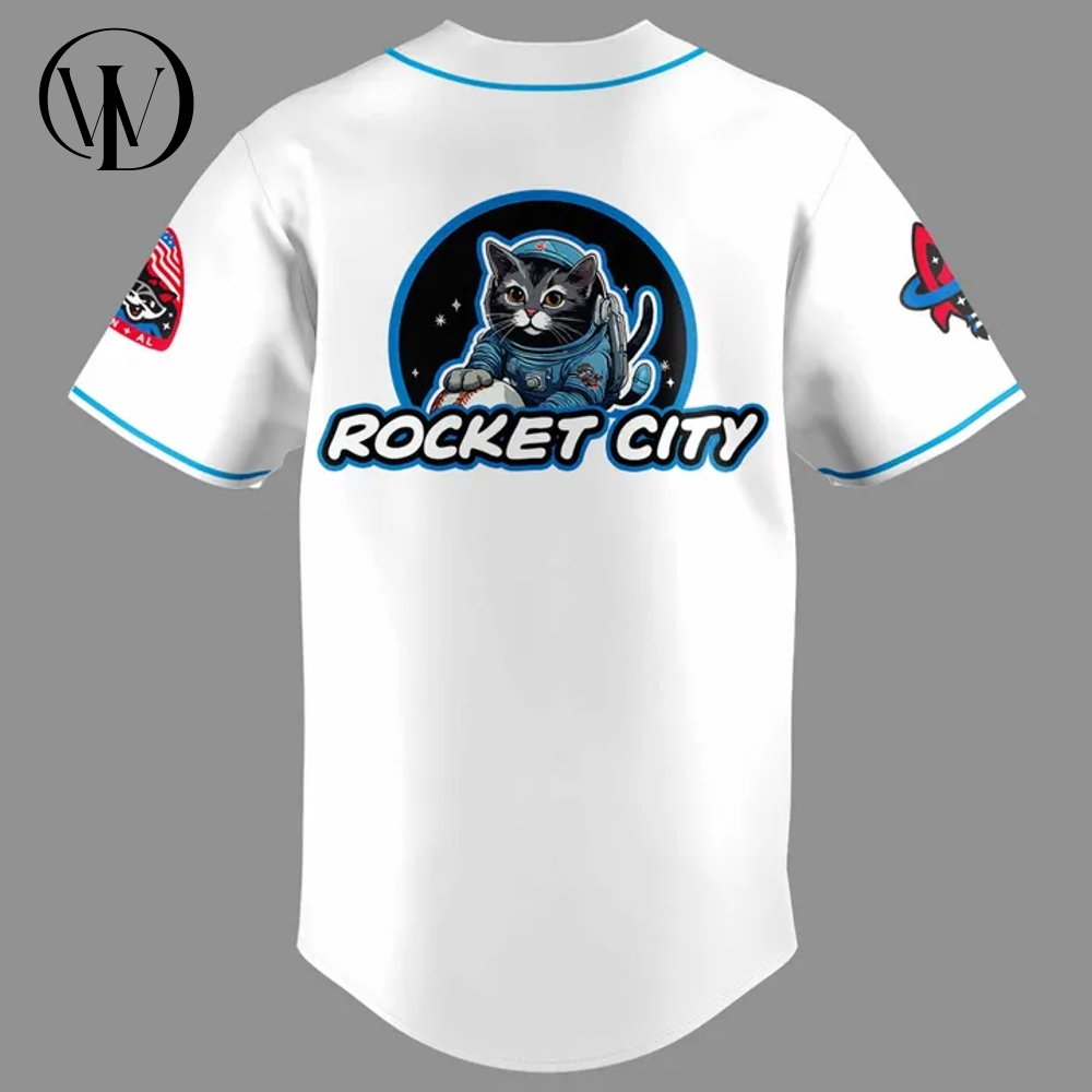 Rocket City Trash Pandas 2025 Cat Night Baseball Jersey Rocket City Trash Pandas 2025 Cat Night Baseball Jersey