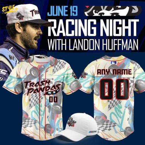 Rocket City Trash Pandas x Racing Night 2025 Custom Baseball Jersey