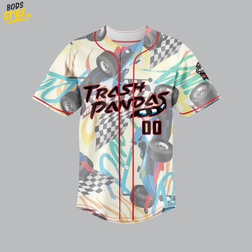 Rocket City Trash Pandas x Racing Night 2025 Custom Baseball Jersey