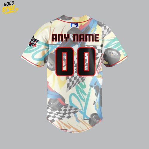 Rocket City Trash Pandas x Racing Night 2025 Custom Baseball Jersey