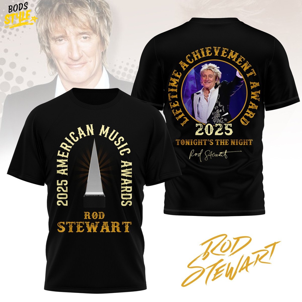 Rod Stewart 2025 American Music Awards Shirt Rod Stewart 2025 American Music Awards Shirt