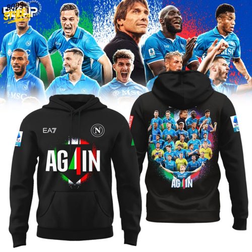 SSC Napoli Champions Serie A Limited Edition Hoodie