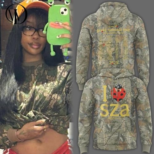SZA Grand National Tour Camo Hoodie