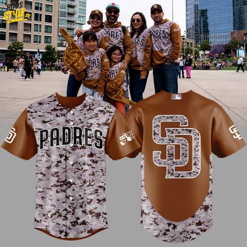 San Diego Padres Military Gift For Fans 2025 Baseball Jersey