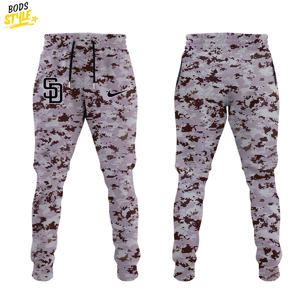 San Diego Padres Military Gift For Fans 2025 Hoodie Set San Diego Padres Military Gift For Fans 2025 Hoodie Set
