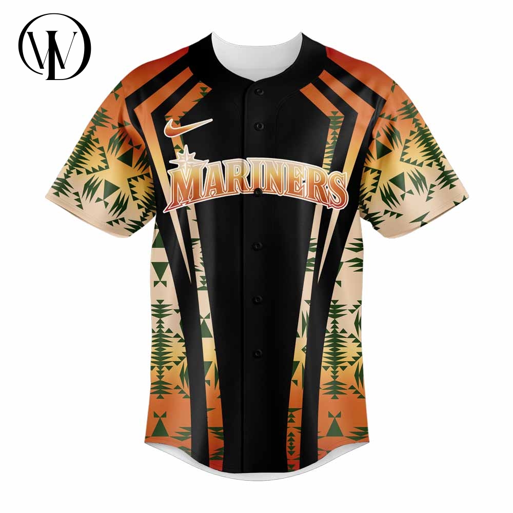 Seattle Mariners Native American Heritage Special Baseball Jersey Seattle Mariners Native American Heritage Special Baseball Jersey