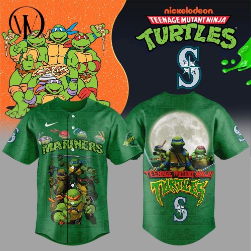 Seattle Mariners Teenage Mutant Ninja Turtles Baseball Jersey