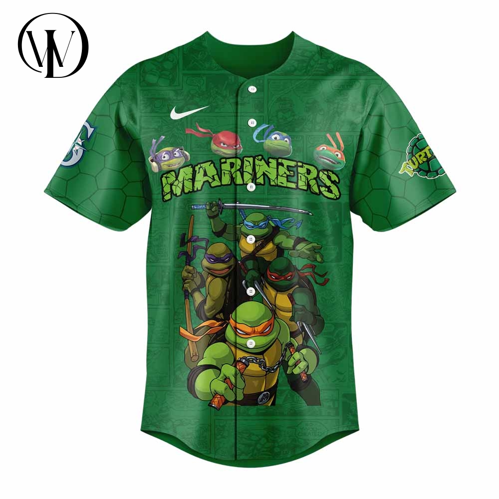 Seattle Mariners Teenage Mutant Ninja Turtles Baseball Jersey Seattle Mariners Teenage Mutant Ninja Turtles Baseball Jersey