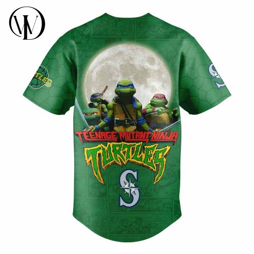 Seattle Mariners Teenage Mutant Ninja Turtles Baseball Jersey