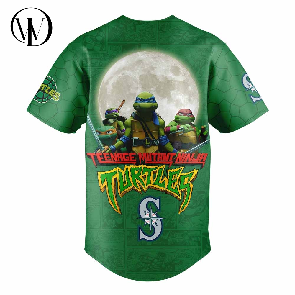 Seattle Mariners Teenage Mutant Ninja Turtles Baseball Jersey Seattle Mariners Teenage Mutant Ninja Turtles Baseball Jersey