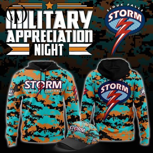 Sioux Falls Storm Military Nights Hoodie
