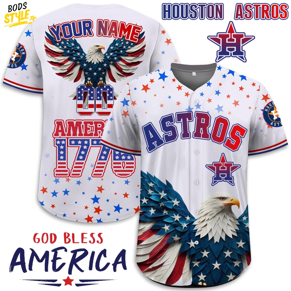 Special Edition Independence Day Celebration x Houston Astros-3D Baseball Jersey Special Edition Independence Day Celebration x Houston Astros-3D Baseball Jersey