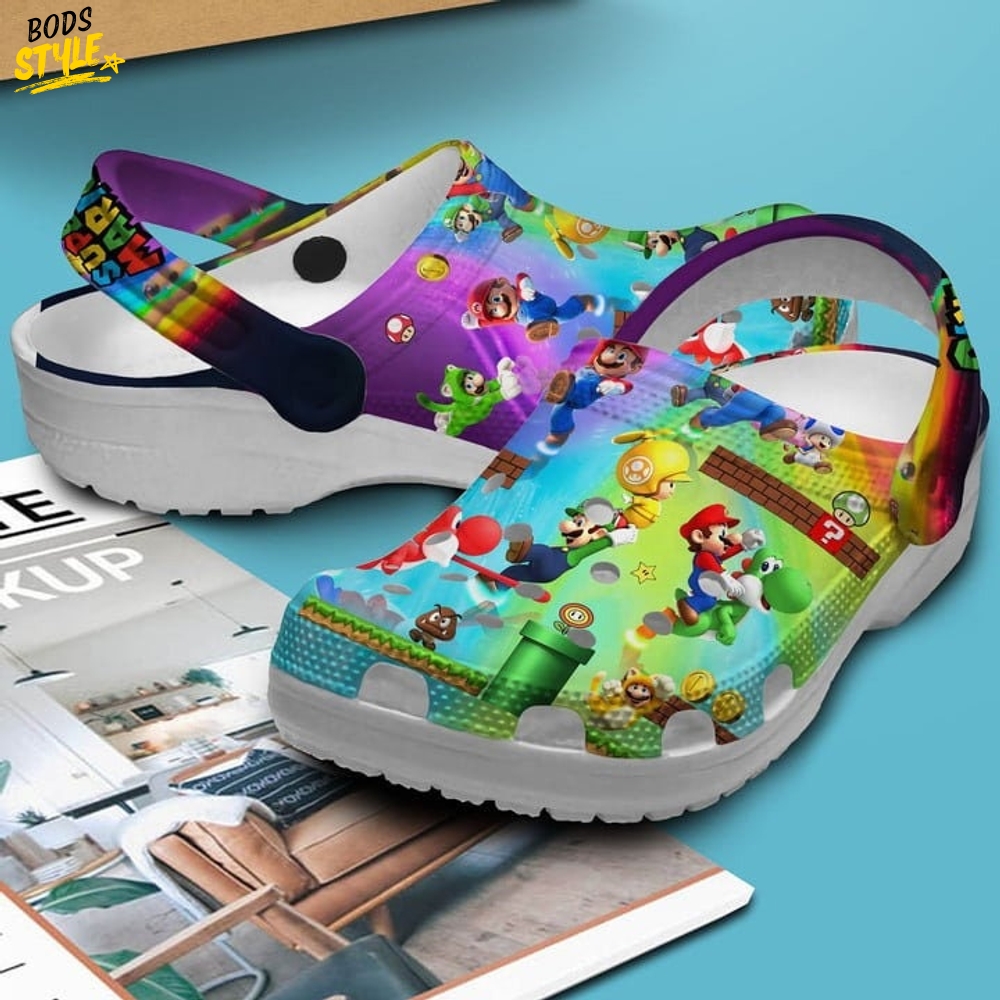Super Mario Baseballs Crocs Clogs Shoes Super Mario Baseballs Crocs Clogs Shoes